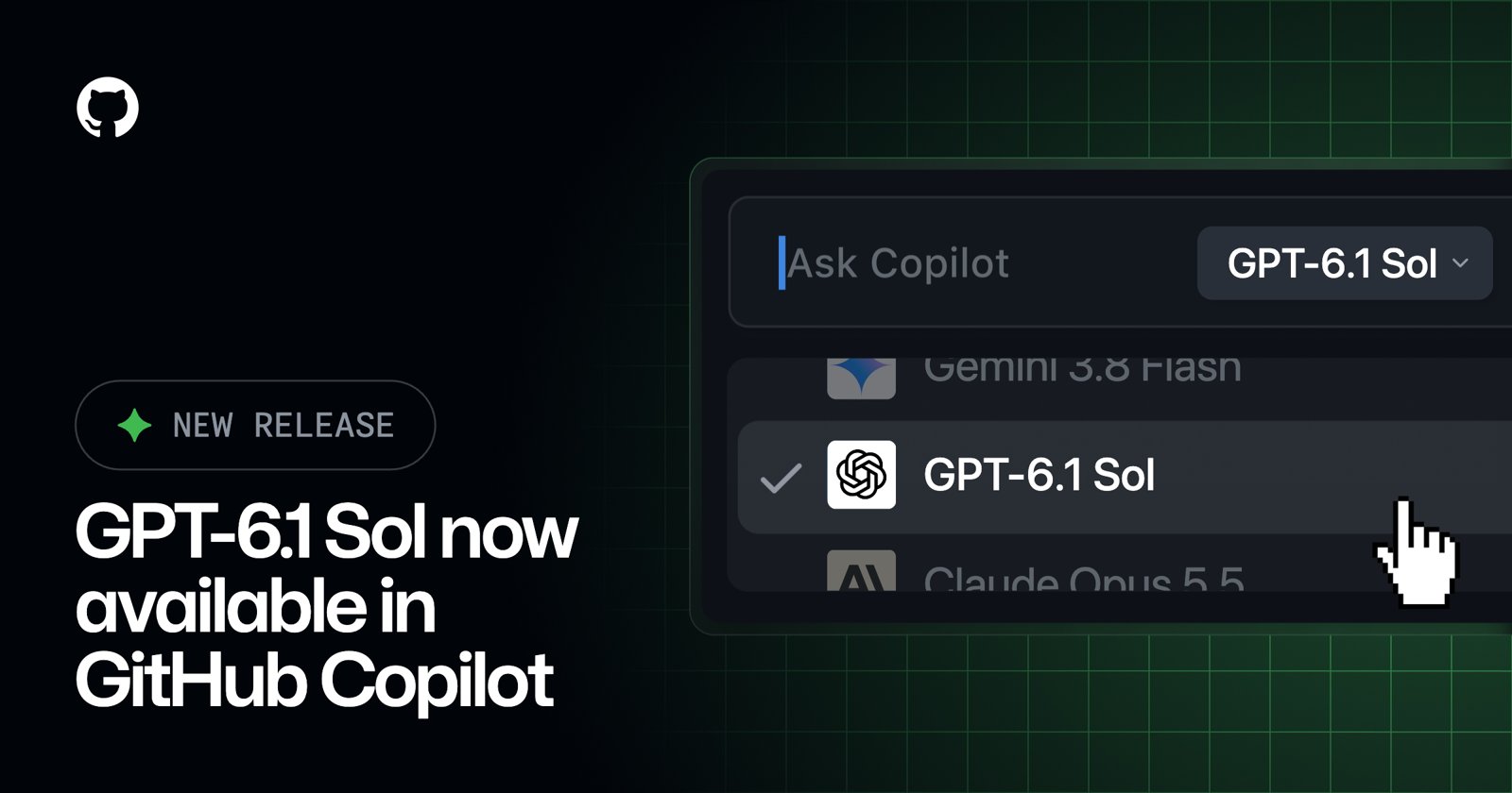 GPT-6.1 Sol in GitHub Copilot