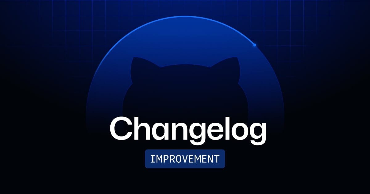 GitHub Changelog 이미지