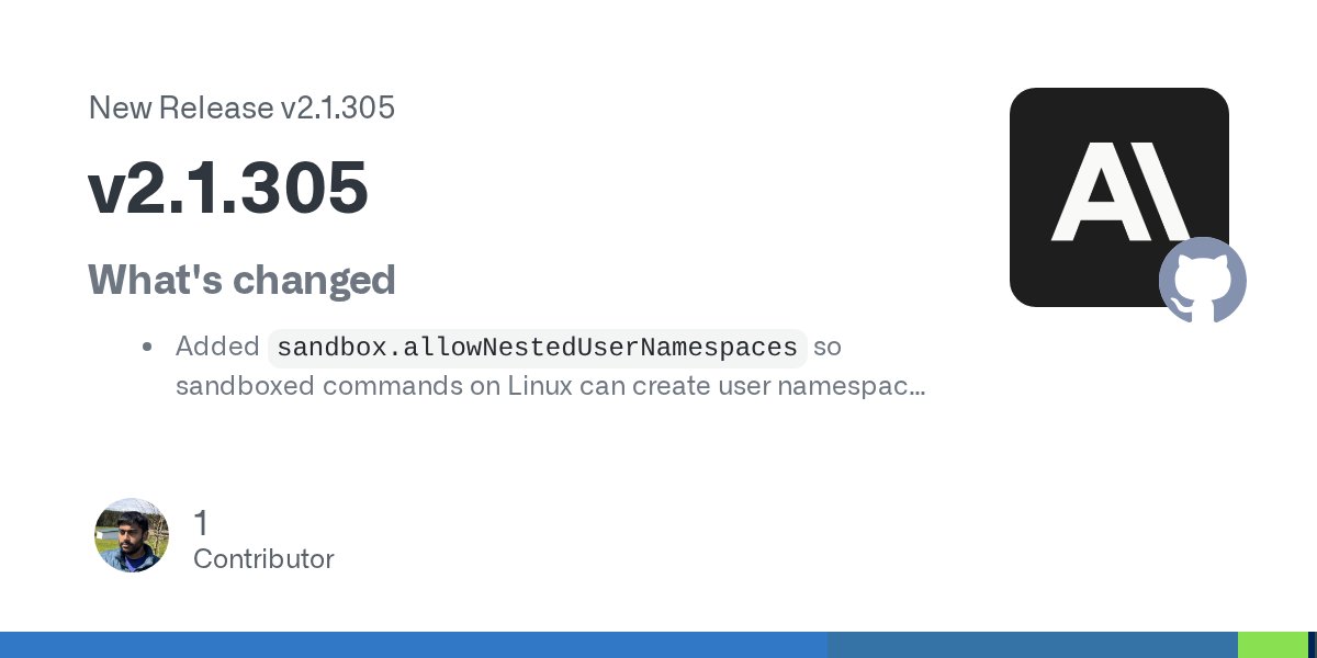 GitHub, anthropics/claude-code v2.1.305